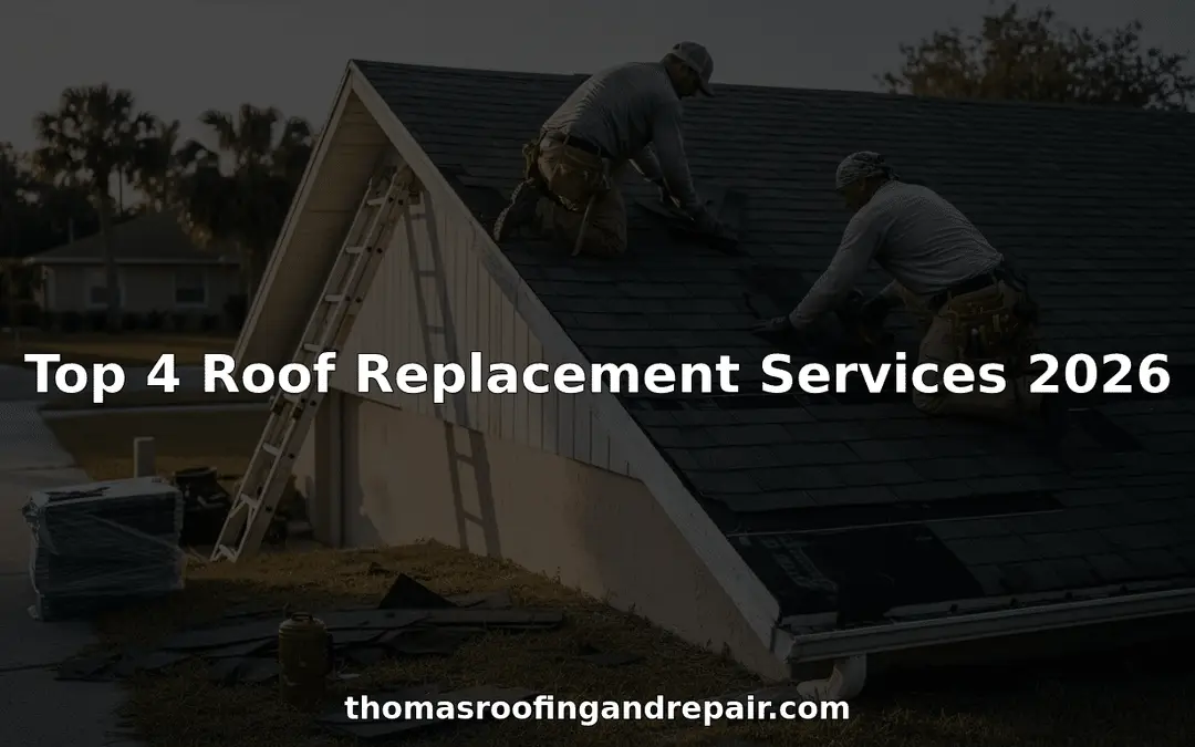 Top 4 Roof Replacement Services 2026