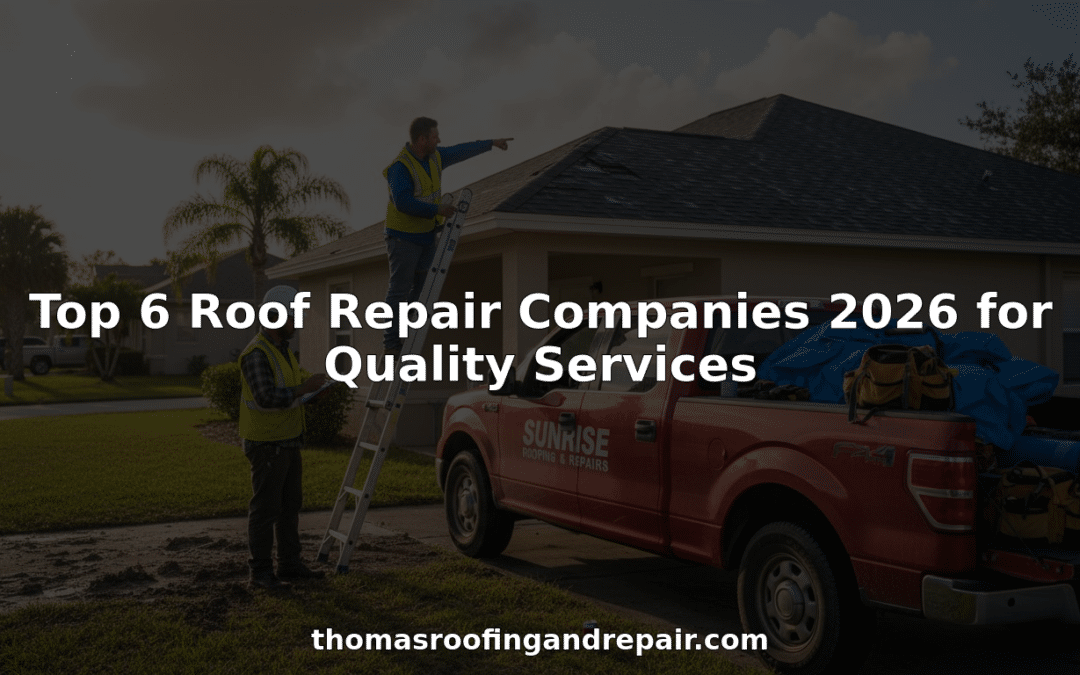 Top 6 Roof Repair Companies 2026 for Quality Services