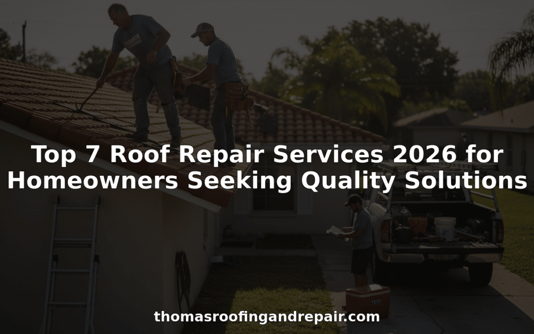 Top 7 Roof Repair Services 2026 for Homeowners Seeking Quality Solutions