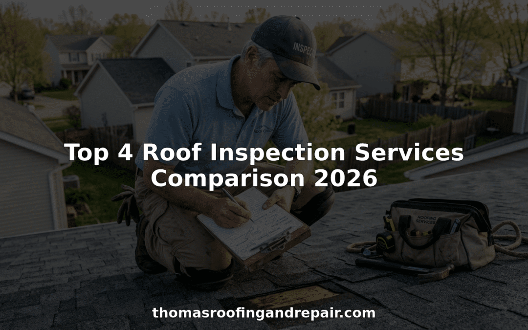 Top 4 Roof Inspection Services Comparison 2026