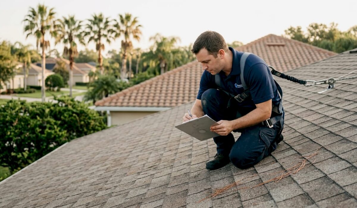 1774834623689 Roof inspector checks shingles on sunny Florida home