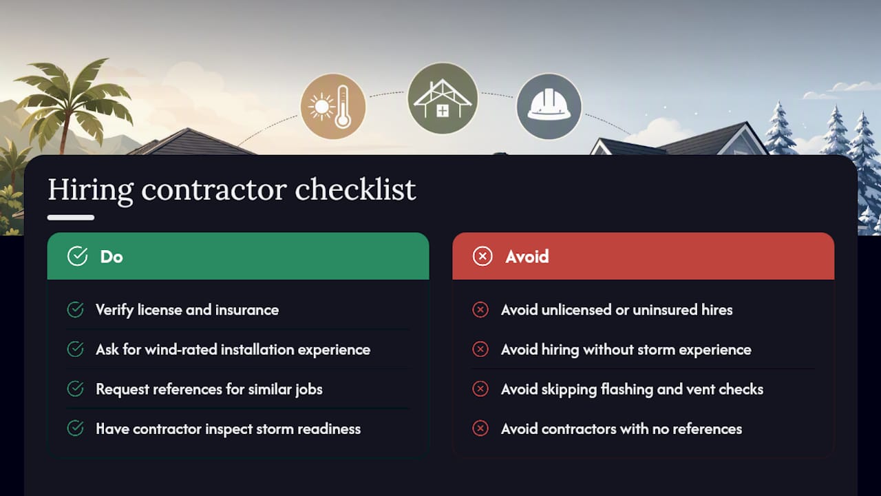 Why Hiring the Right Contractor Matters More Than the Roof Shape You Pick — overview diagram