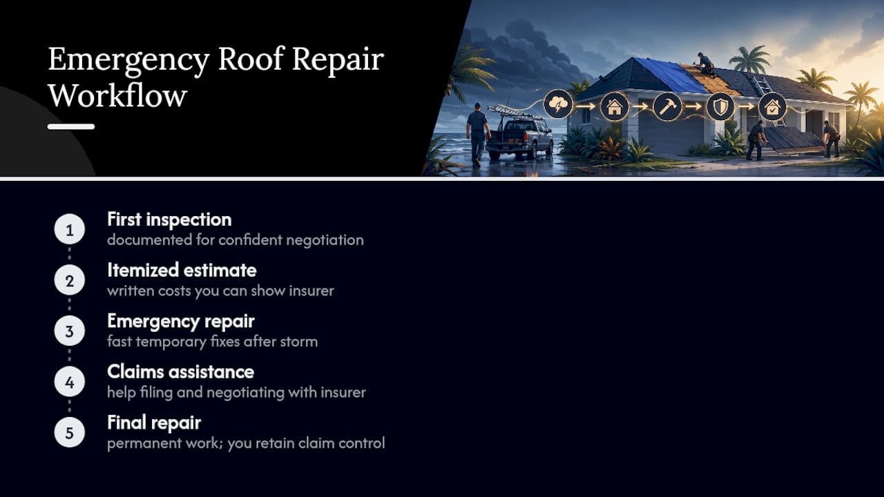 Get a Documented Roof Inspection Before You Sign Anything — overview diagram