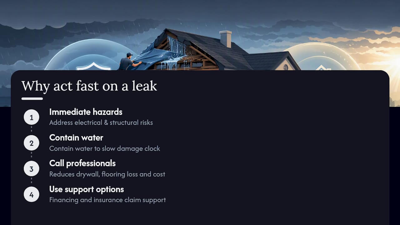 Why Acting Fast on a Leak Saves More Than Just the Ceiling — overview diagram