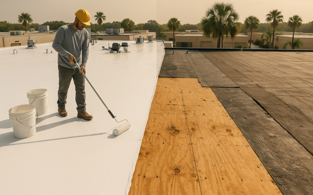 Silicone Roof Coating vs. Full Roof Replacement: Which Is Right for Your Commercial Roof?